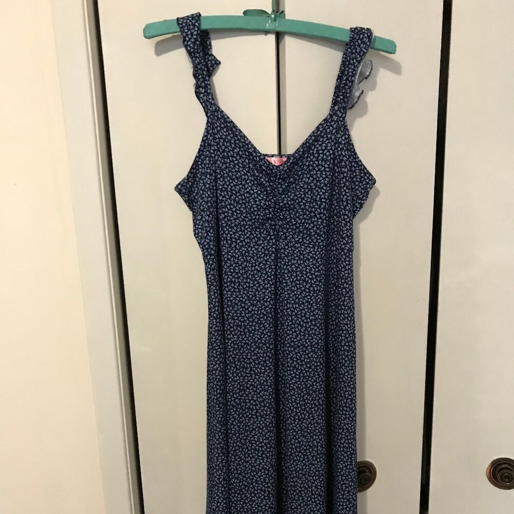 Hot Kiss Ladies Dark Blue Dress/Sleep Wear Size Medium